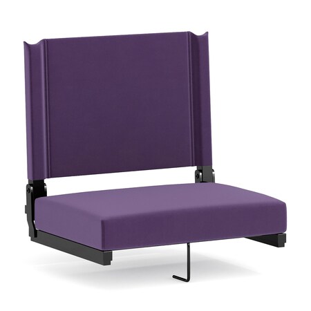 Flash Furniture Dark Purple Stadium Chair XU-STA-DKPUR-GG
